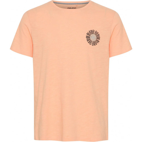 Vêtements Homme Polos manches courtes Only & Sons tee back letters Orange