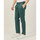 Vêtements Homme Pantalons Sette/Mezzo Pantalon en lin Sette e Mezzo avec cordon de serrage et plis Vert