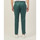 Vêtements Homme Pantalons Sette/Mezzo Pantalon en lin Sette e Mezzo avec cordon de serrage et plis Vert