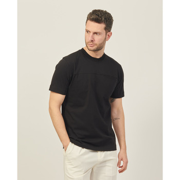 Vêtements Homme T-shirts & Polos Gazzarrini T-shirt en coton  avec poche Noir