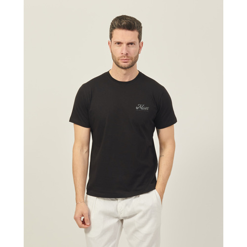 Vêtements Homme T-shirts & Polos Möve T-shirt basique en coton  avec logo sur la poitrine Noir