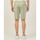 Vêtements Homme Shorts / Bermudas Gazzarrini Short homme  en viscose mélangée avec ceinture Vert