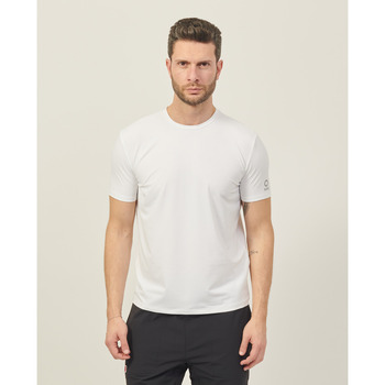 Vêtements Homme T-shirts & Polos Suns T-shirt homme  en tissu stretch Blanc