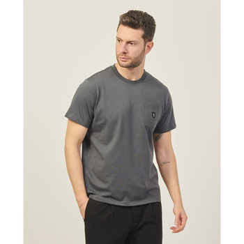 Vêtements Homme T-shirts & Polos Refrigue T-shirt homme en coton avec poche Gris