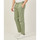 Vêtements Homme Pantalons Sette/Mezzo Pantalon en lin SetteMezzo avec cordon de serrage et plis Vert