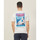 Vêtements Homme T-shirts & Polos Möve T-shirt  avec empiècement imprimé Santorini Blanc