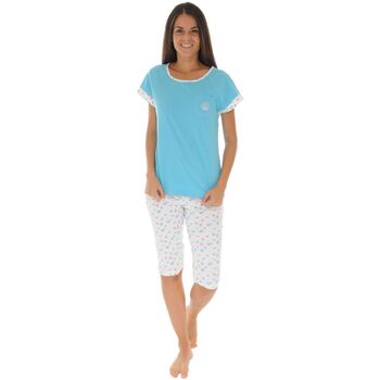 Vêtements Femme Pyjamas / Chemises de nuit Christian Cane ELINIA Bleu
