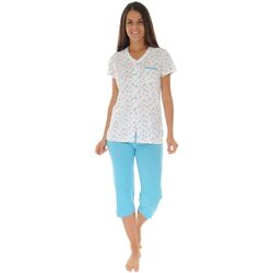 Vêtements Femme Pyjamas / Chemises de nuit Christian Cane ELINIA Blanc