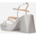 Chaussures Femme Sandales et Nu-pieds La Modeuse 71070_P166700 Argenté