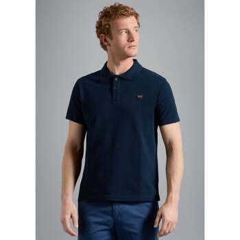 Vêtements Homme T-shirts & Polos Paul & Shark Polo Paul & Shark marine en coton bio Bleu