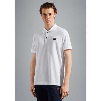 Vêtements Homme T-shirts & Polos Lyle & Scott Polo Lyle & Scott blanc en coton bio Blanc