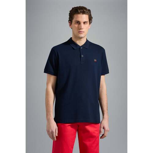 Vêtements Homme T-shirts & Polos Lyle & Scott Polo Lyle & Scott marine en coton bio Bleu