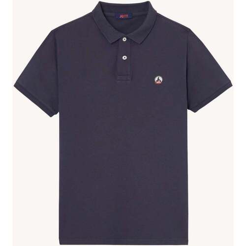 Vêtements Homme T-shirts & Polos JOTT Polo  marine en coton bio Bleu