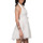 Vêtements Femme Robes No Secrets robe courte dentelle blanche Blanc