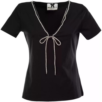 Vêtements Femme T-shirts & Polos No Secrets Noeud supérieur en diamant Noir