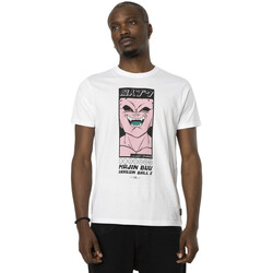 Vêtements Homme T-shirts manches courtes Capslab T-shirt en coton homme regular fit avec print Dragon Ball Z Blanc