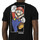 Vêtements Homme T-shirts manches courtes Capslab T-shirt en coton homme regular fit avec print Super Mario Bross Noir