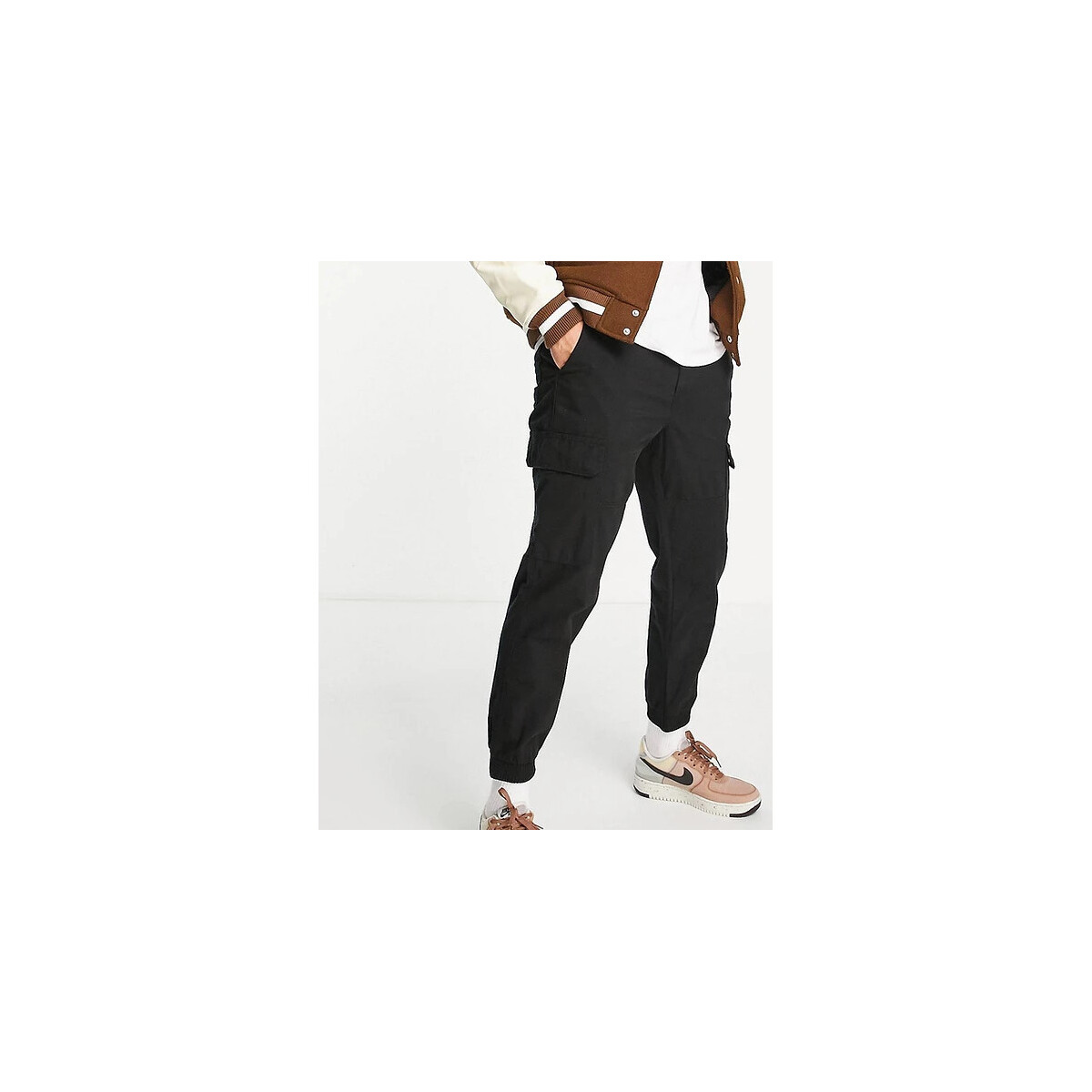 Vêtements Homme Pantalons New Look PANTALON CARGO  BLACK Noir