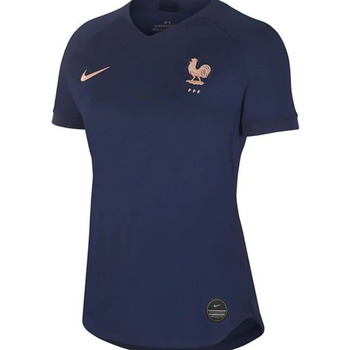 Vêtements Femme T-shirts & Polos Nike MAILLOT  FRANCE BLUE Bleu
