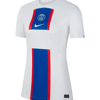 Vêtements Femme T-shirts & Polos Nike MAILLOT  PSG WHITE Blanc