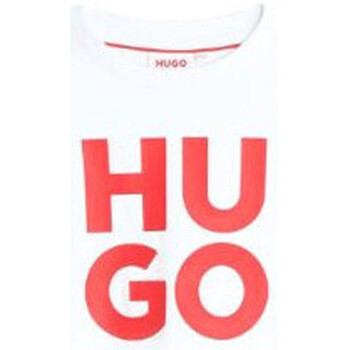 Vêtements Enfant Shorts & Bermudas Junior Hugo BOSS Tee shirt junior  blanc  G0008 - 12 ANS Blanc