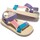 Chaussures Femme Sandales et Nu-pieds D.Franklin BASKETS  DFSH361007 Multicolore