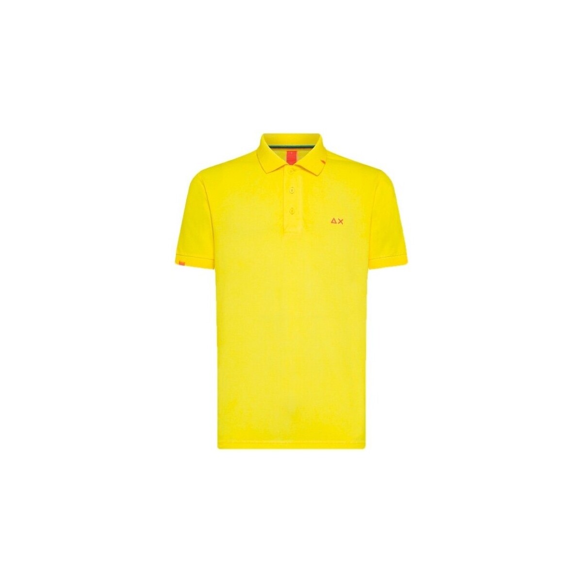 Vêtements Homme T-shirts & Polos Sun68 Polo jaune teint spcial Jaune