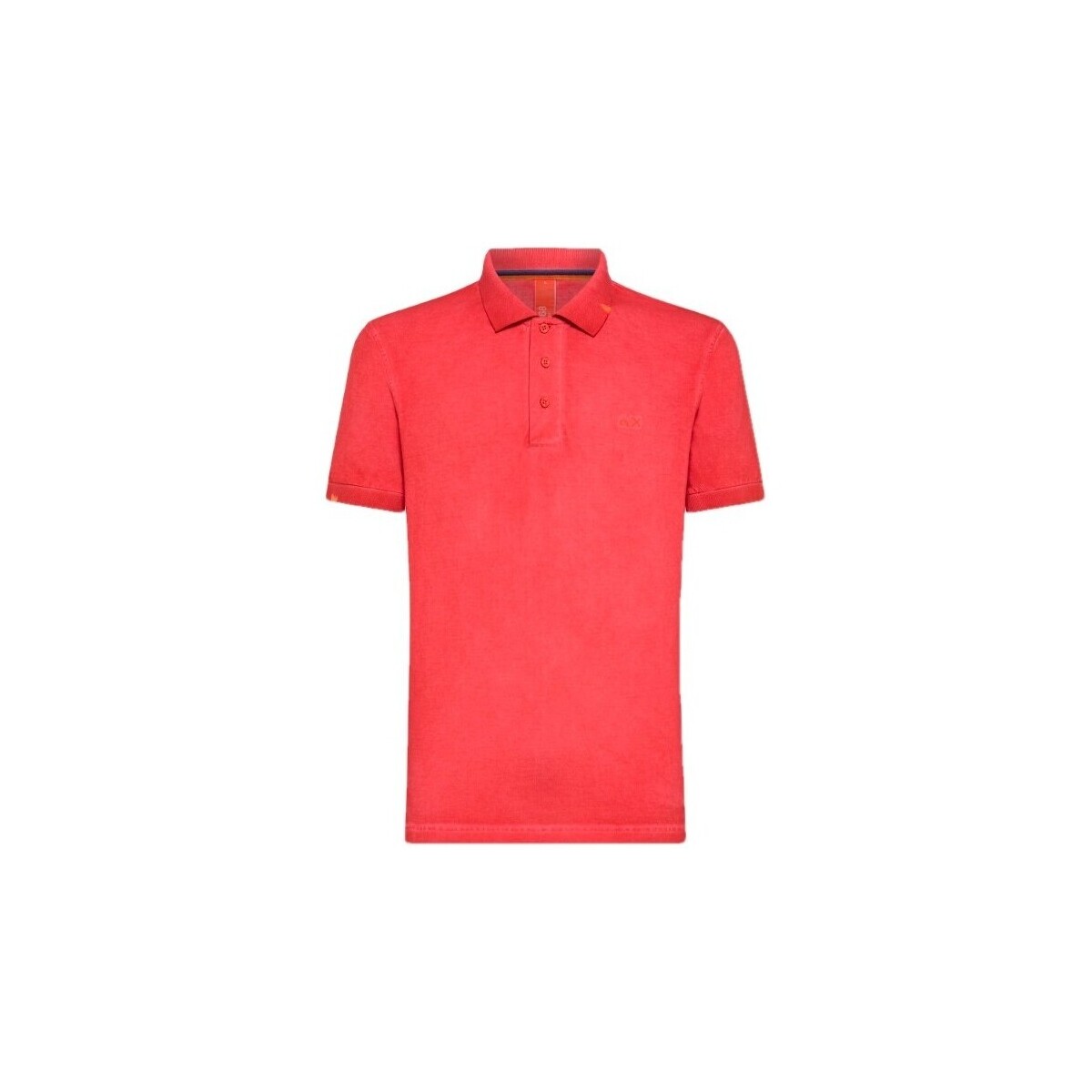 Vêtements Homme T-shirts & Polos Sun68 Polo Spcial Teint Framboise Rouge