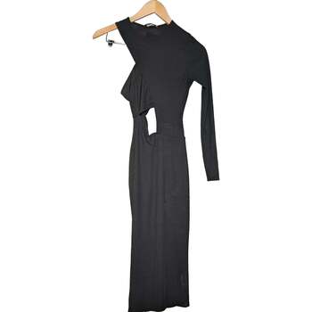 robe missguided  robe mi-longue  36 - t1 - s noir 