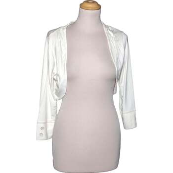 Vêtements Femme Gilets / Cardigans Lmv gilet femme  40 - T3 - L Blanc Blanc