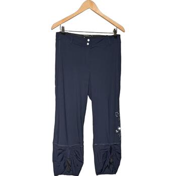 Vêtements Femme Pantalons Lmv pantalon droit femme  42 - T4 - L/XL Bleu Bleu