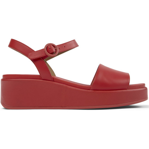 Chaussures Femme Sandales et Nu-pieds Camper Sandales Misia Cuir Rouge