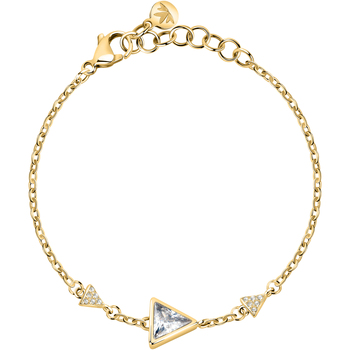 Montres & Bijoux Femme Bracelets Morellato Bracelet en acier et cristal Doré