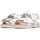 Chaussures Fille Sandales et Nu-pieds Naturino Sandales en cuir ELSA Blanc