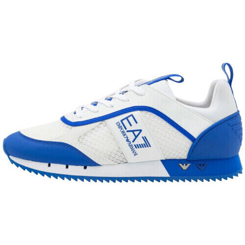 Chaussures Homme Baskets mode Emporio Armani EA7 Basket homme EA7 BLeu et blanche X8X027 KX050 00175 Blanc