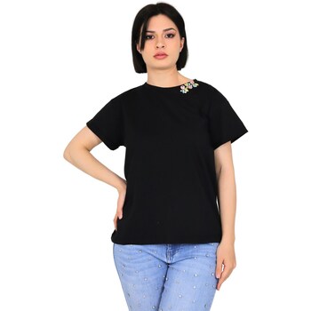 Vêtements Femme T-shirts manches courtes Zahjr 53538592 Noir