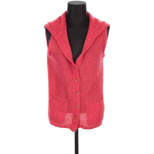 Vêtements Femme Sweats Blouse En Coton Cardigan en laine Rouge