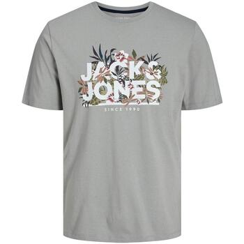Vêtements Homme T-shirts manches courtes Jack & Jones  Gris