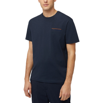 Vêtements Homme T-shirts manches courtes Dranfield Quilted Jacket irl238021259-801 Bleu