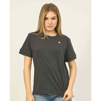 K-Way T-shirt en coton coupe régulière  Emel Noir