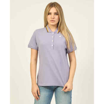 Vêtements Femme T-shirts & Polos K-Way Polo femme  Jeannine avec logo et boutons Violet