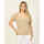 Vêtements Femme T-shirts & Polos Suns T-shirt large encolure femme  en coton Beige