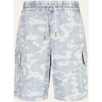 Vêtements Homme Shorts / Bermudas EAX AX men's denim shorts with camouflage pattern Multicolore