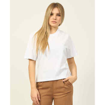 Vêtements Femme moncler enfant febrege down jacket K-Way T-shirt  Amilly en pur coton Blanc