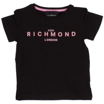 Vêtements Fille T-shirts pegasuss courtes John Richmond RGP24003TS Noir