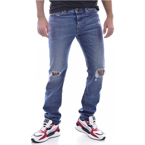 Vêtements Homme Jeans button droit Diesel BUSTER 084UV Bleu