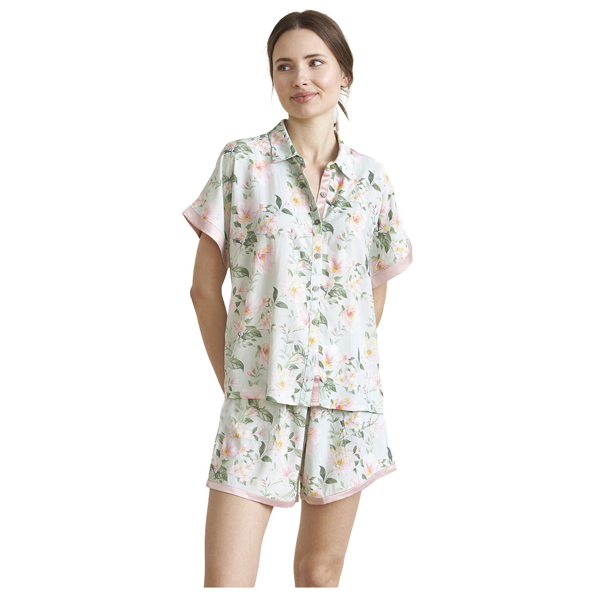 Vêtements Femme Pyjamas / Chemises de nuit J&j Brothers JJBEH0700 Vert