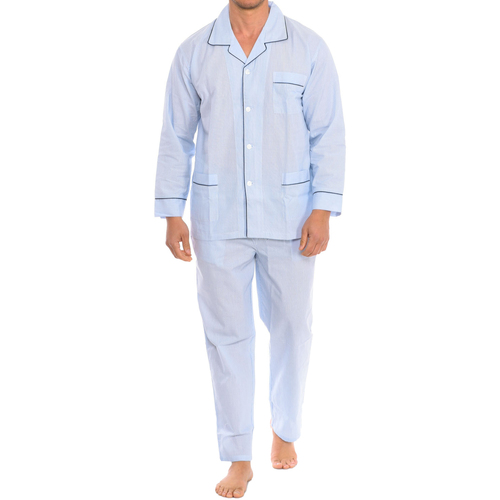 Vêtements Homme Pyjamas / Chemises de nuit Kisses&Love KL30193 Bleu