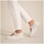 Chaussures Femme Escarpins Pitillos Merceditas de mujer en piel con velcro y suela de goma BLAN Blanc