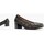 Chaussures Femme Escarpins Pitillos Zapatos de salón de mujer con piel picada y tacón medio NEG Noir